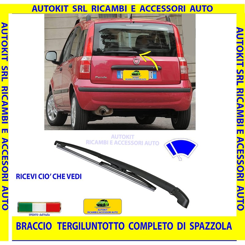 TERGICRISTALLI POSTERIORE per PANDA 169 prodotte dal 2003 al 2011