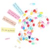 370Pcs Message Capsules Deliver Message Cute Patterns Cute Love Capsules