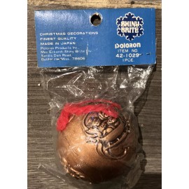 Shiny Brite Vintage SHINY BRITE Max Eckardt CHRISTMAS Ornaments NOS Poloron Item 42-1029