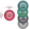 Inmorven Bathroom Sink Drain Strainers - 5 Pack Silicone Hair