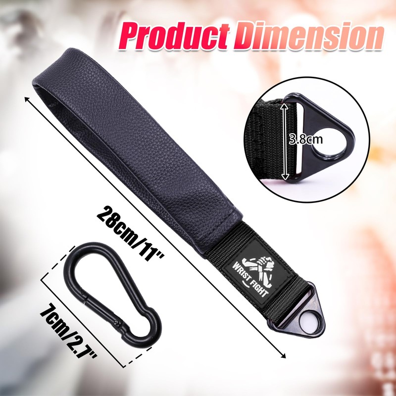 Arm Wrestling Training Strap with Leather Grip – Wrist &