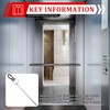 Half Moon Elevator Door Keys, Firefighter Elevator Key Set for