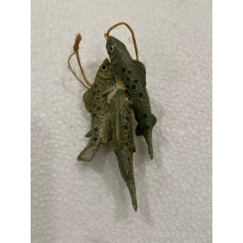 Unbranded GONE FISHIN Cluster of 3 Fish Catch of the Day Hanging Christmas Tree Ornament