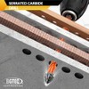 BGTEC Serrated Carbide Masonry Drill Bit Set - 10PCS 1/4"