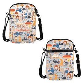 Pyoul Australien Reise Reise Geschenk Australien Era Crossbody Bag Australien Reise Urlaub Reisetasche Australien Souvenir Geschenk, Australia Era Cb