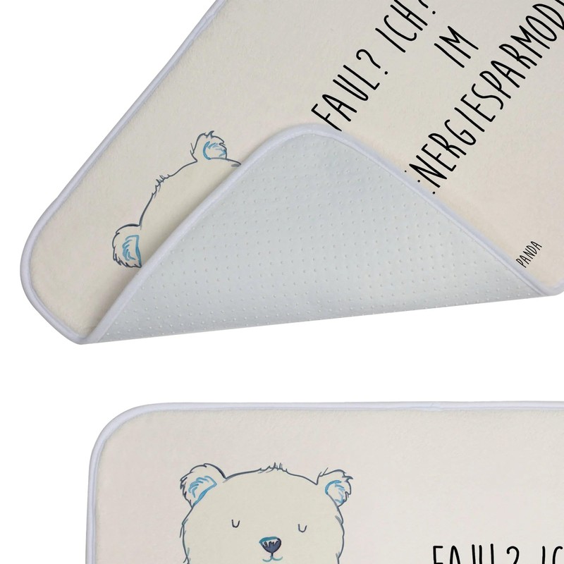 Mr. & Mrs. Panda Eisbär Lazy bath mat - gift,