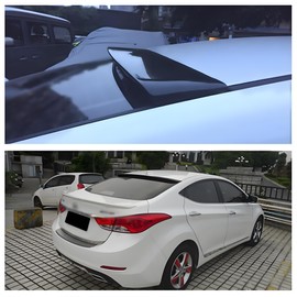 NEESPOC Rear Window Roof Spoiler Visor Wing Compatible with Hyundai Elantra 2011-2016 Sedan GL/GLS/Limited/Ltd/SE/Sport Gloss Black Exterior Accessories