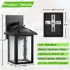 BesLowe Solar Wall Lights Outdoor, Aluminum Dusk to Dawn LED