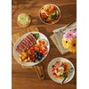 Sweese 18-Piece Dinnerware Sets for 6, Porcelain Plates and Bowls