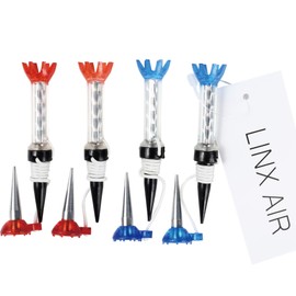 LINX AIR Golf Tees Magnetic Tees Set of 4 (2 Blue, 2 Red )