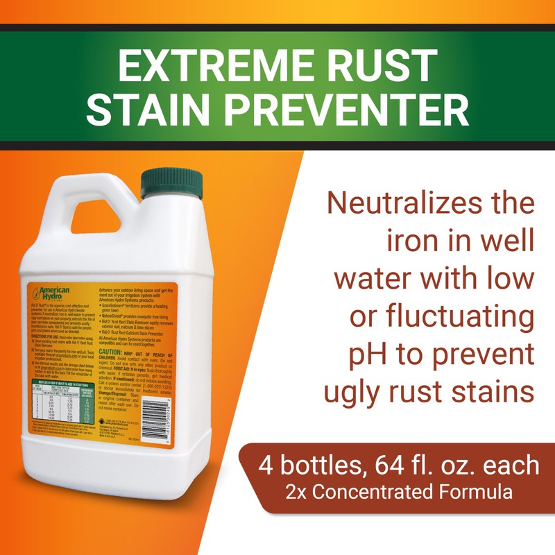 Rid-O-Rust Outdoor Rust Preventer, Extreme Water, Prevents Stains Caused by