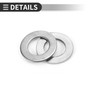 Motoforti Universal Flat Washer, 17mm ID 28mm OD 2mm Thickness,