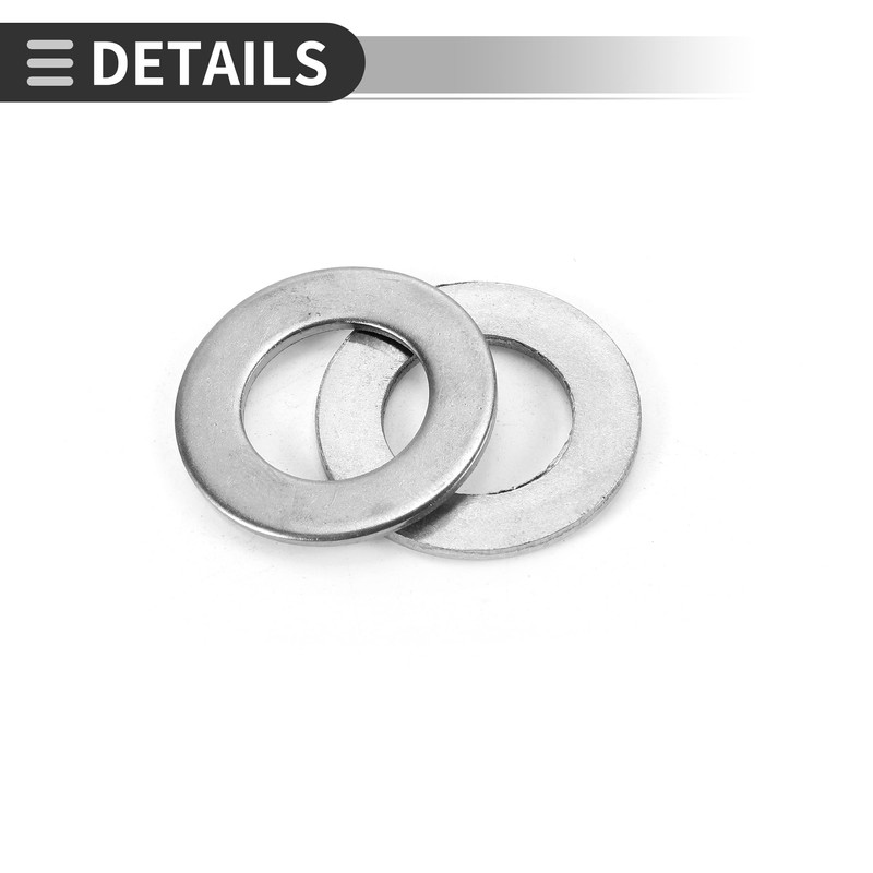 Motoforti Universal Flat Washer, 17mm ID 28mm OD 2mm Thickness,