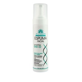 AGAVEDERM Espuma Facial con Extracto de agave, Vitaminas A, B, C, 200ml, Limpieza Profunda, Purificante