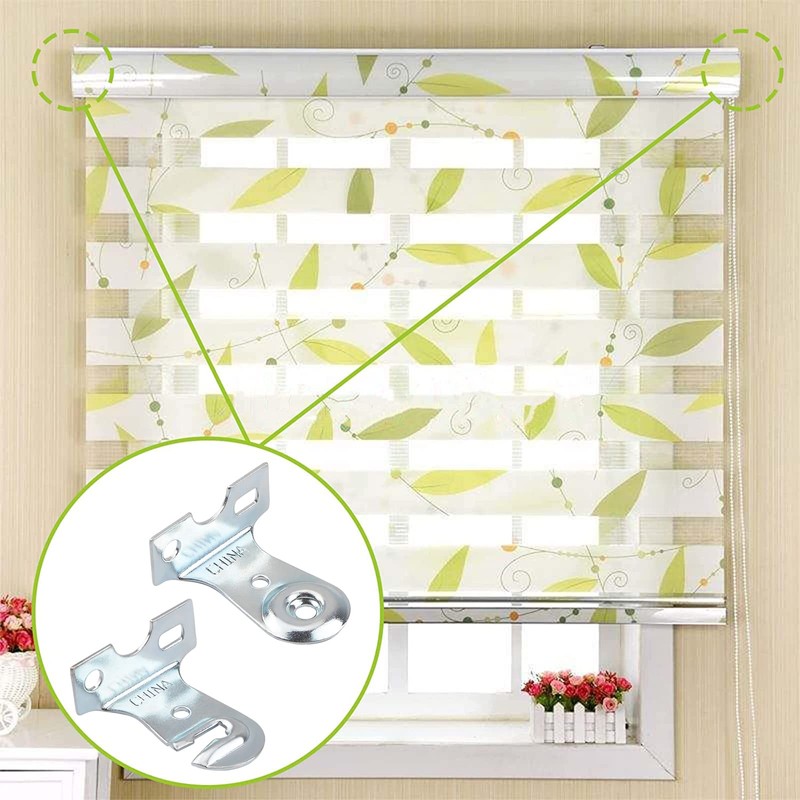 UFURMATE Roller Shades Bracket, 2 Sets Metal Roller Window Shade