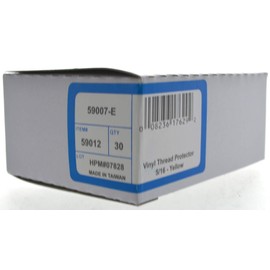 The Hillman Group 59012 5/16-Inch Vinyl Thread Protector, 30-Pack, Yellow