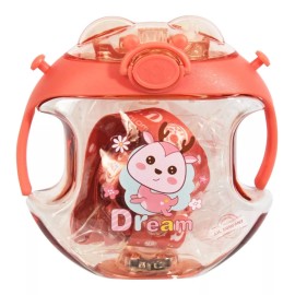 J.H. Company Cantimplora Botella Agua De Figuras Luz Led Kawaii 333931 P*