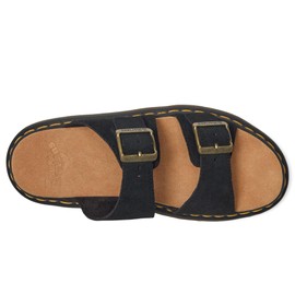 Dr. Martens Unisex Josef Slide Sandal, Black 1, 5 US Women