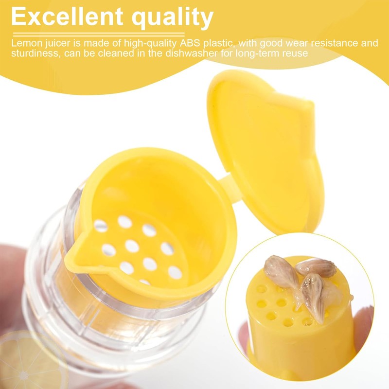KLEHOPE Lemon Squeezer Small, 2 Pieces Lime Squeezer, Manual Citrus