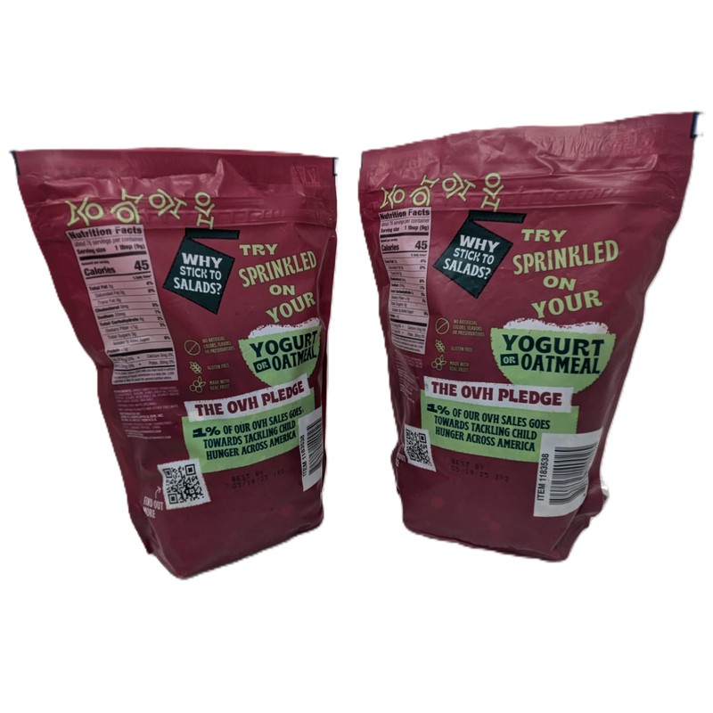 Glazed Pecans Salad Toppers (2-Pack) - 24oz Large Resealable Bags