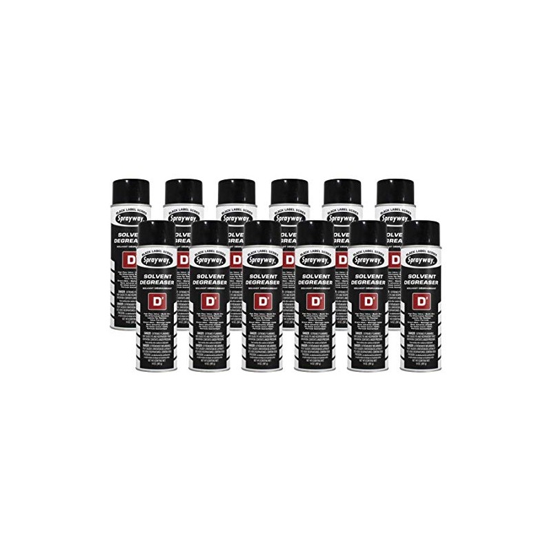 Sprayway SW285-12PK Solvent Degreaser, Net 14 Oz., Pack of 12
