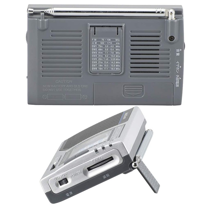 Ohm Electric AudioComm Portable Protein Radio RAD-H320N 03-1274 OHM Silver