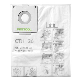 Festool Bolsa de filtro de seguridad FIS-CTH 26/3