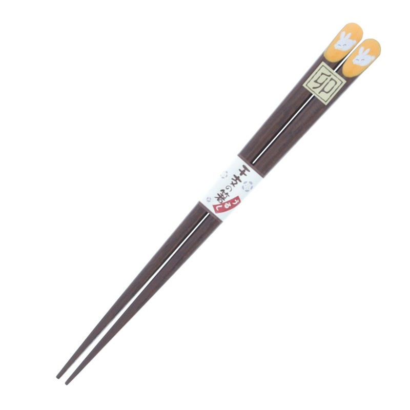 Chopsticks Zodiac Rabbit Rabbit (Senna) Lacquer painted wood (natural wood)