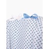 EASY CARE SOLUTIONS | Unisex PATIENT GOWN Blue/Green Diamond Print