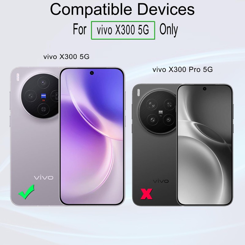 Ibywind for vivo X300 5G Screen Protector,2 Pack,9H Hardness Tempered