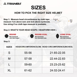 TRIANGLE Modular Motorcycle Helmets for Men Flip Up Full Face Helmet Dual Visor with Internal Sunshield DOT Approved