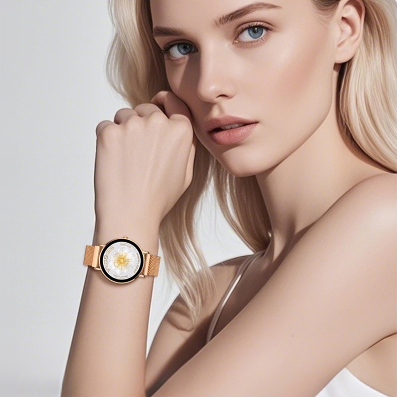 AURAFIT Smart Watch for Women 1.32" Fitness Tracker Watch 7.7mm