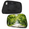 Driver Side Mirror Glass for Nissan Frontier 2005-2021,Pathfinder 2005-2012,Xterra 2005-2015,Backing