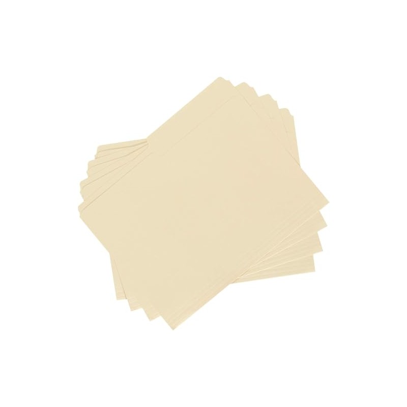 Manila File Folder 1/3 Cut Classic Letter Size 12 Count