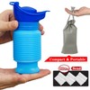 Collapsible Pee Bottle With Disposable Bags - Portable Emergency Urinal