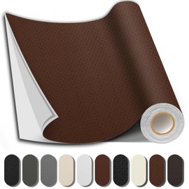 Shagoom Leather Repair Patch, 35X79 inch Strong Sticky Repair Patch Self Adhesive Waterproof, DIY Large Vinyl Patches for Couches, Furniture, Sofa, Car, Chair (DBrown, 35X79 inch)