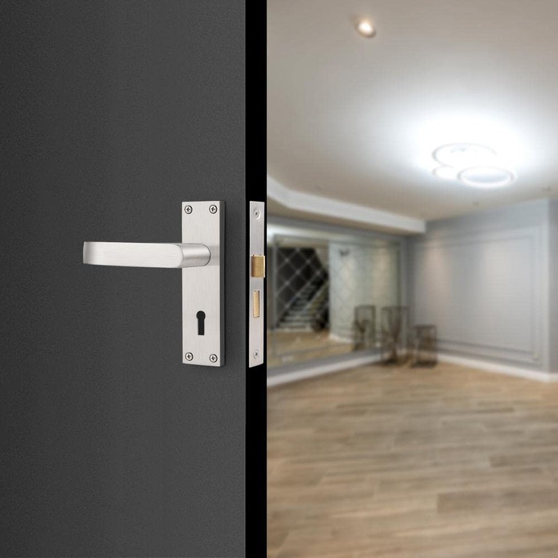 Probrico Door Latch with Key for Front Doors, Bedroom Door