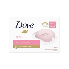[SS62] Dove Pink Face Wash Soap 90g x 4 Beauty Soaps / [에스에스62]도브 핑크 세안비누 90g x 미용비누 4개