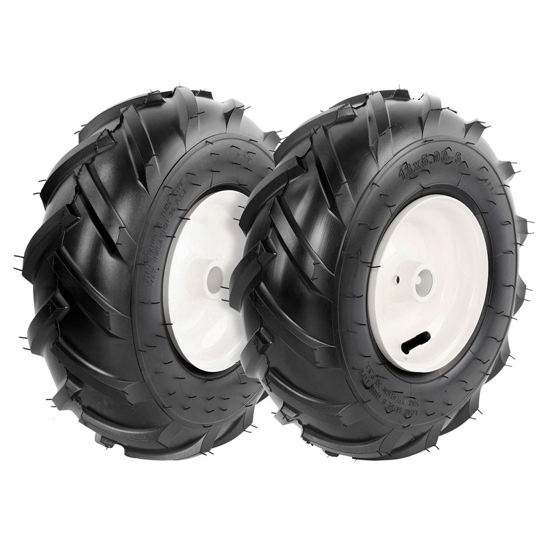 13x5.00-6" Tiller Tire and Wheel (3/4" Axle Size), 3-1/8" Centered