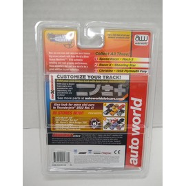 Auto World SC381-3 Silver Screen Machines After Fire Version Christine 1958 Plymouth Fury HO Scale Electric Slot Car