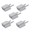 JORINDO (White-5pcs) Europe Germany Travel Plug Adapter,European Plug to 2