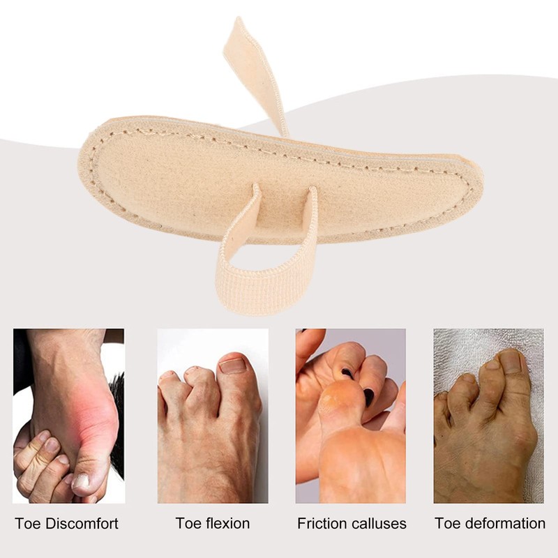 Hammer Toe Crest Cushion, Toe Buttress Pad, Adjustable Comfoltable for