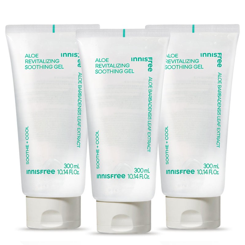 Innisfree 이니스프리 알로에 리바이탈 수딩 젤 300ml 3개 Innisfree Aloe