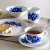 Okura Toen Blue Rose Janet 45F/8110 Porridge Ball 5.9 inches