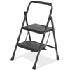 2 Step Ladder, Foldable Step Stool Ladder with Anti-Slip Pedal,
