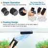 hygger Strong Magnetic Fish Tank Brush, Aquarium Algae Scraper, Quick