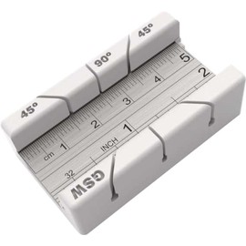 Green Staff World GSWD-12936 Mini Miter Box Saw Cutting Guide Hobby Tool