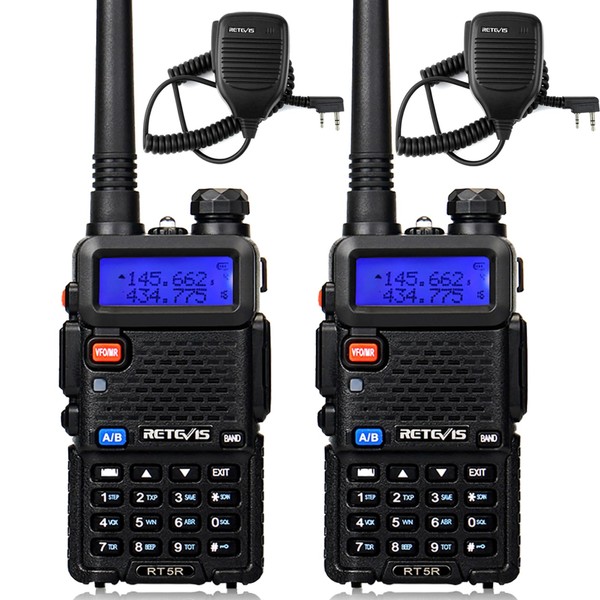 Retevis RT-5R 2 Way Radio Long Range, Walkie Talkies with