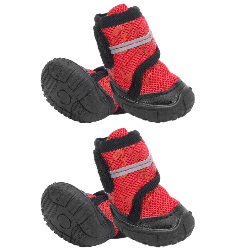 Pet Shoes Adjustable AntiSlip Outdoor Dog Boots for Small Medium