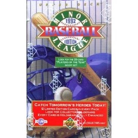 1992 Upper Deck Minor League Baseball Card Unopened Hobby Box